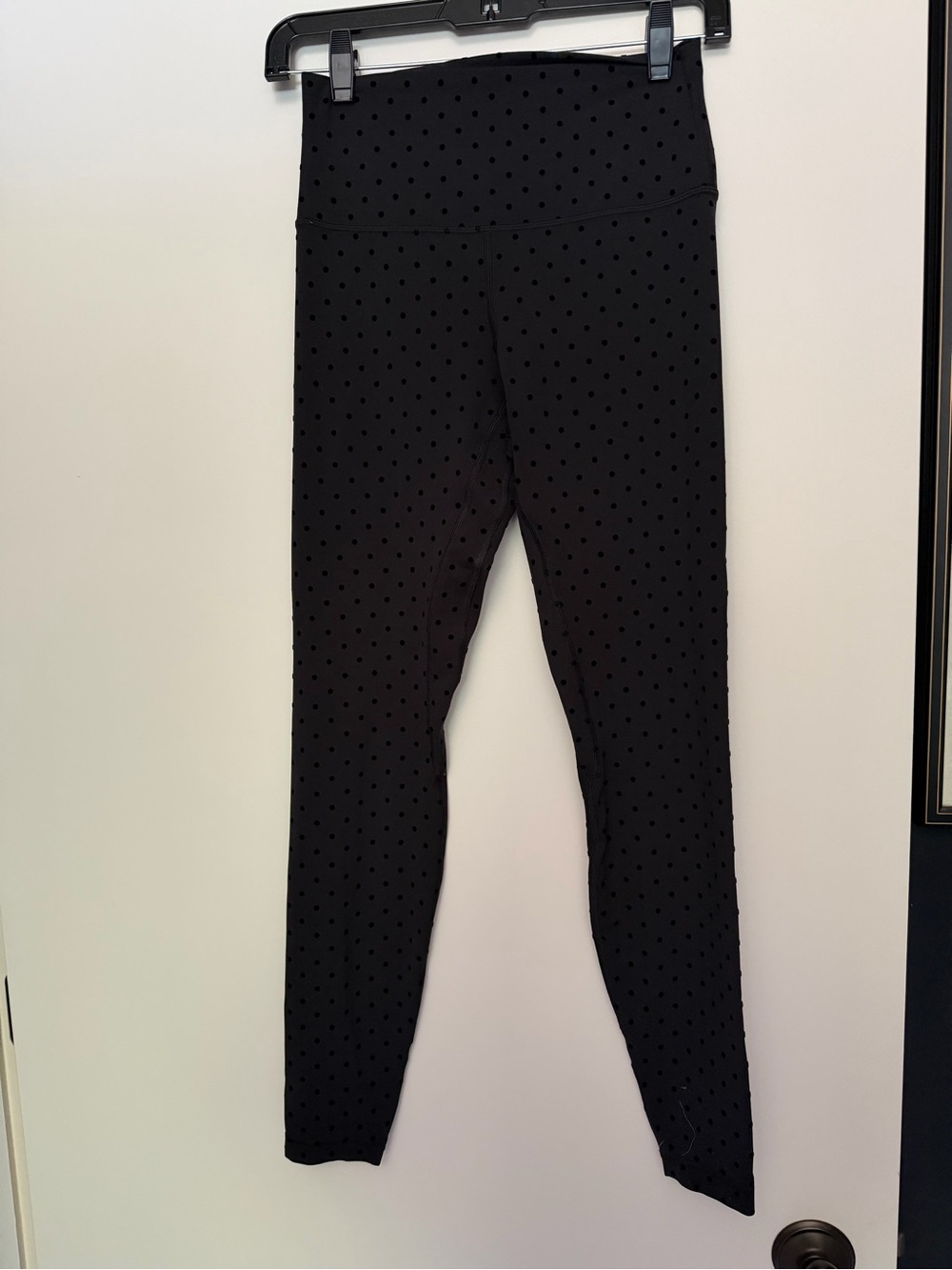 lululemon athletica Black Polka Dot Leggings